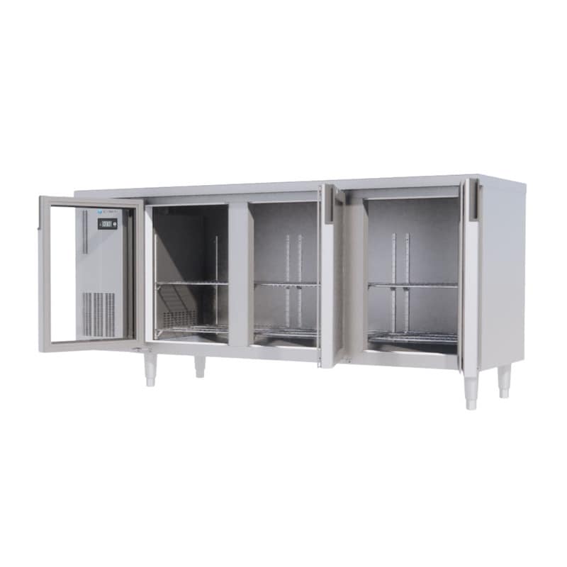 BÀN MÁT INOX 3 CÁNH KÍNH ICYMAX 535 LÍT ICR-3G187 QUẠT GIÓ (R290) (INOX 430)