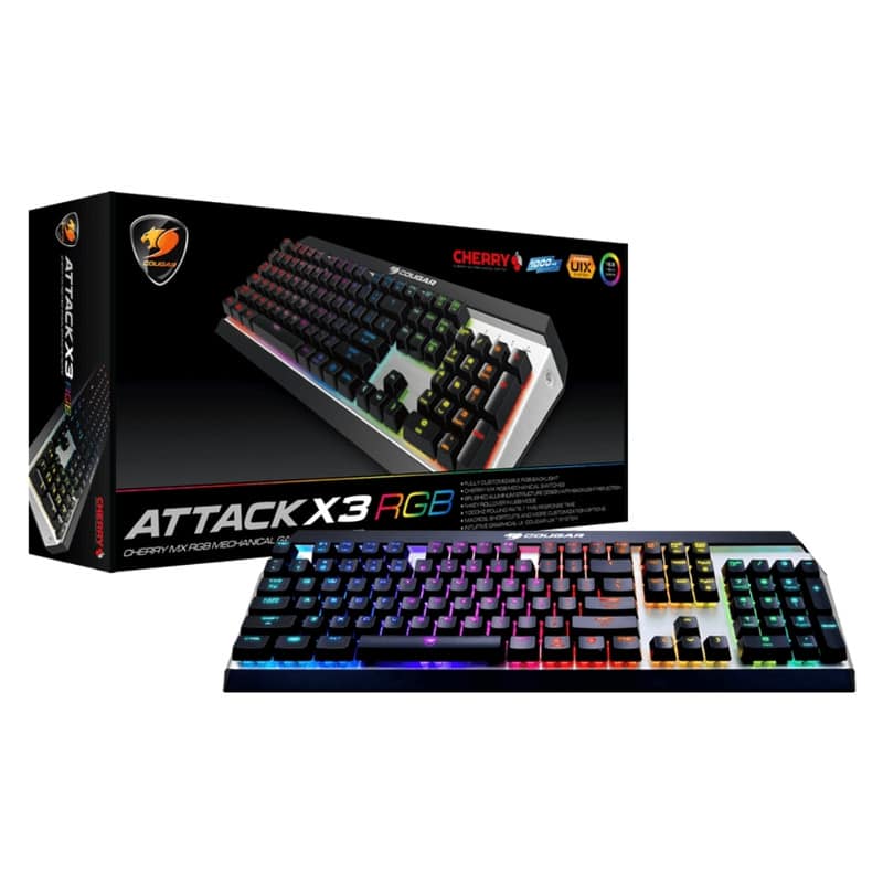 BÀN PHÍM CƠ GAMING COUGAR KYBCR-ATTACKX3RGB-RD