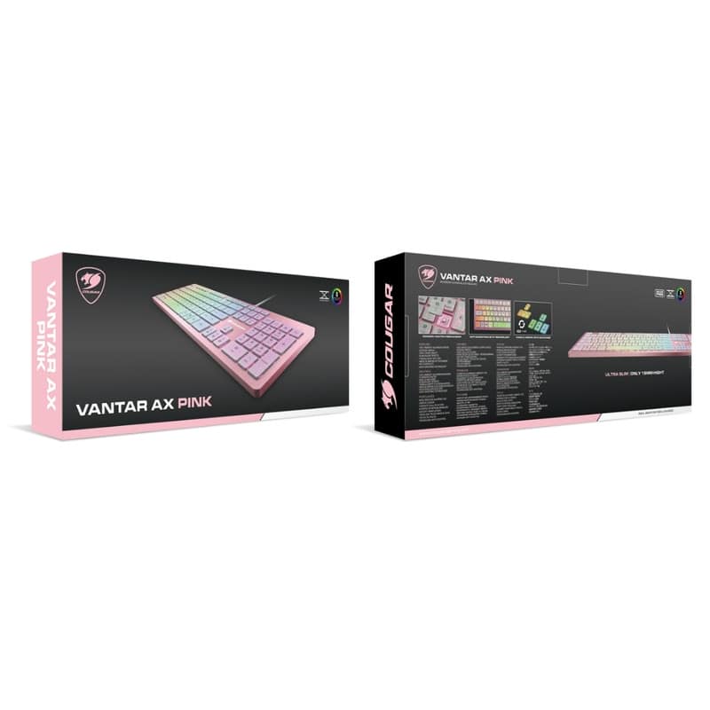 BÀN PHÍM CƠ GAMING COUGAR KYBCR-VANTAR-AX PINK