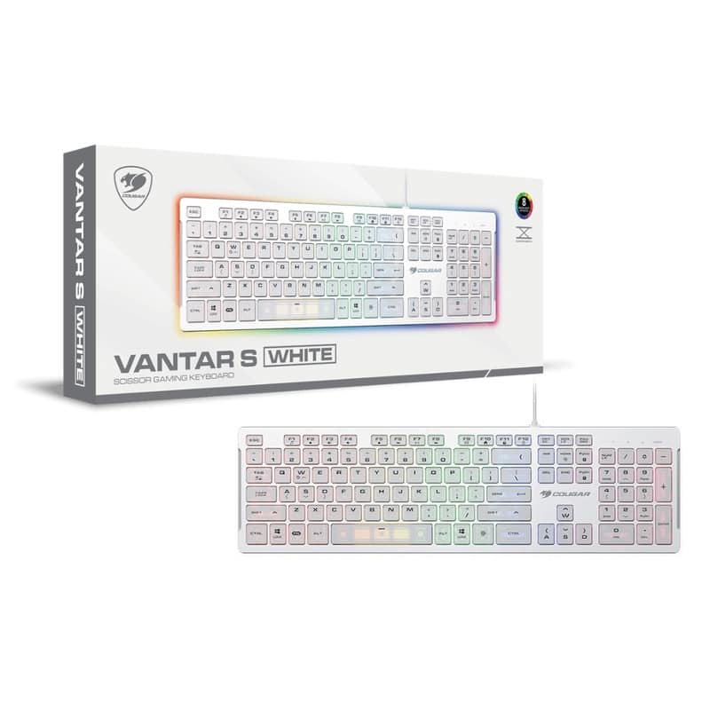 BÀN PHÍM CƠ GAMING COUGAR KYBCR-VANTAR-S WHITE