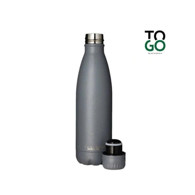 BÌNH GIỮ NHIỆT SCANPAN TO GO 500ML MÀU XÁM - 51000116