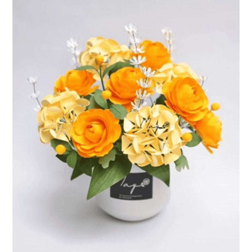 BÌNH HOA GIẤY GỐM NẮNG HẠ MAYPAPERFLOWER 0006