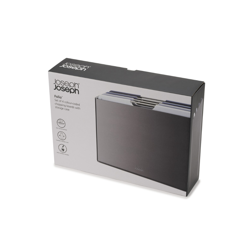 BỘ 4 THỚT PHÂN LOẠI JOSEPH JOSEPH FOLIO REGULAR (GRAPHITE) 002102