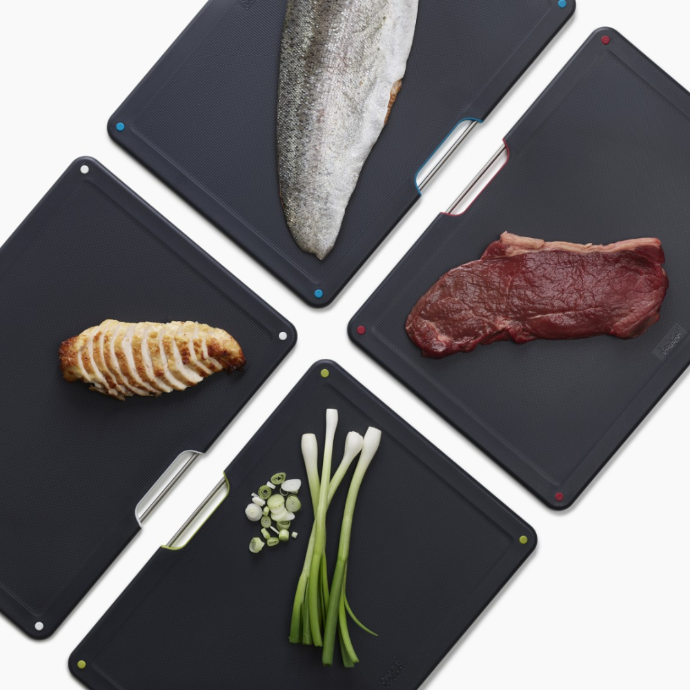 BỘ 4 THỚT PHÂN LOẠI JOSEPH JOSEPH FOLIO STEEL (STAINLESS STEEL) 001198