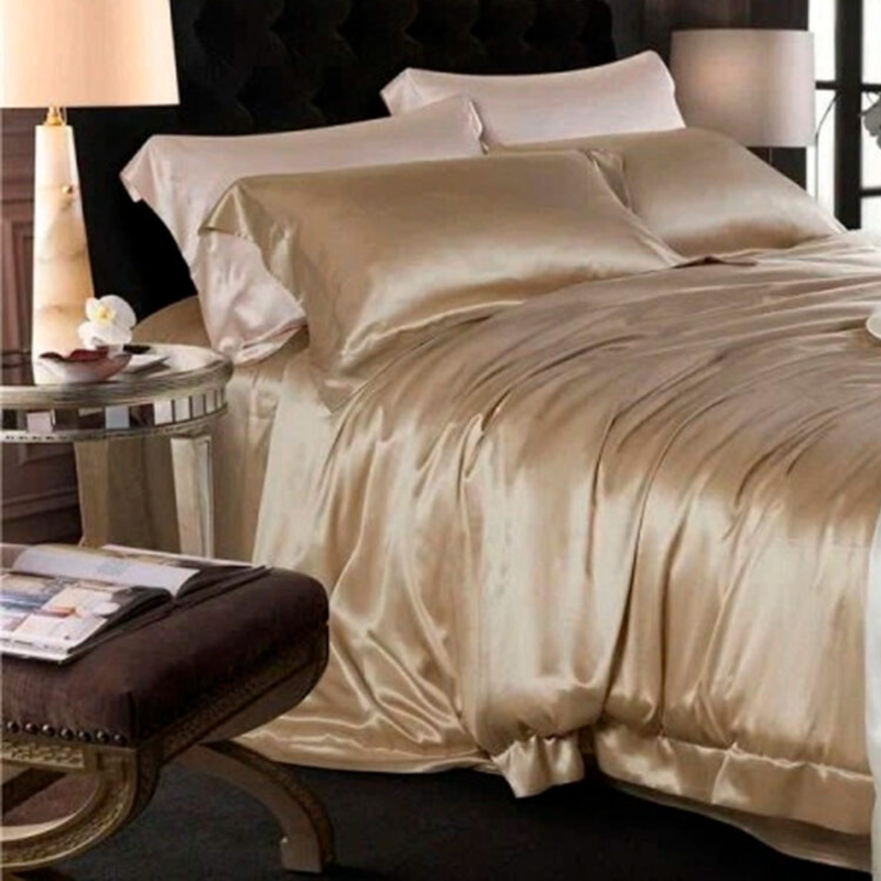 BỘ CHĂN GA D'LAVISH QUEENIE SILK NELLY 200X220 LỤA CAO CẤP