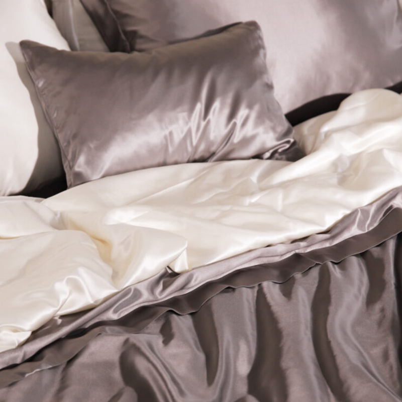 BỘ CHĂN GA D'LAVISH QUEENIE SILK VICTORIA 200X220 LỤA CAO CẤP