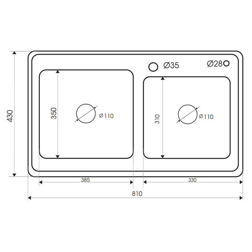 BỒN RỬA CHÉN FASTER FS 8143S