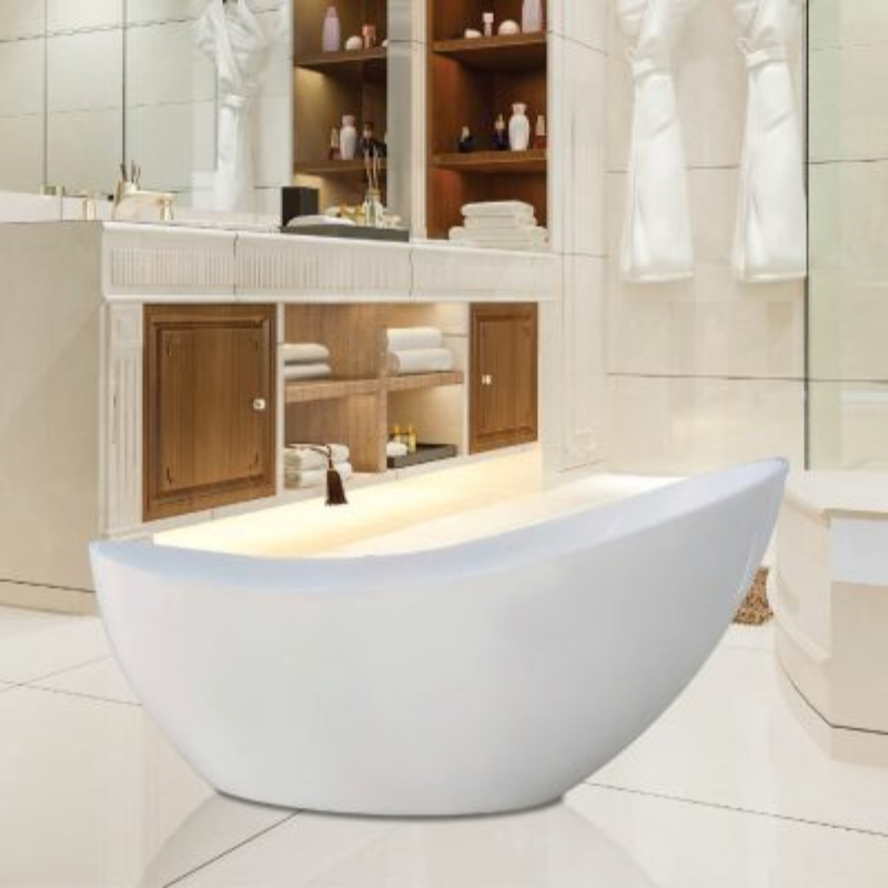 BỒN TẮM NGÂM BROTHERS JL-6942 ACRYLIC TRẮNG BỀN ĐẸP