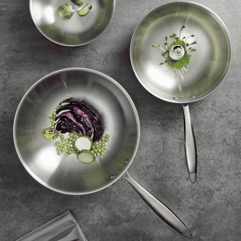 CHẢO INOX LIỀN KHỐI SÂU LÒNG XCOOK XS05-C6 30CM