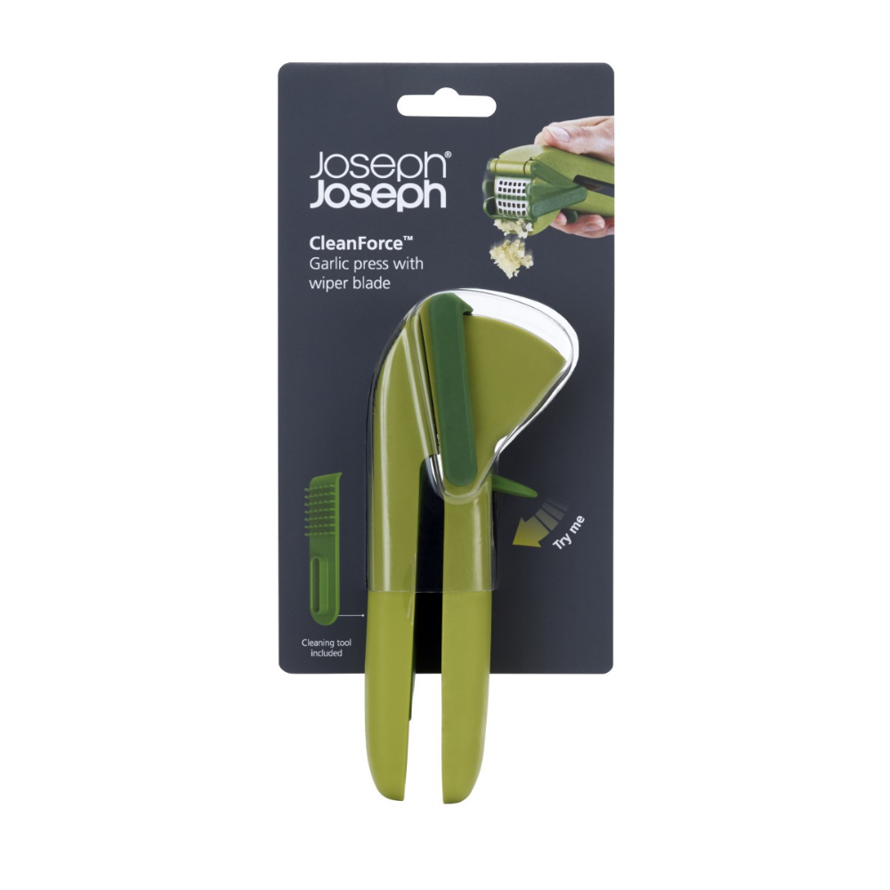 DỤNG CỤ ÉP TỎI CHUYÊN DỤNG CÓ LƯỠI GẠT TỎI JOSEPH JOSEPH CLEANFORCE 004045