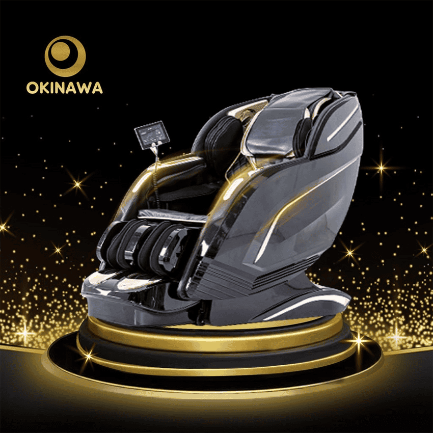 GHẾ MASSAGE OKINAWA S-515 - TẶNG KÈM XE TẬP TẠI NHÀ TRỊ GIÁ 4.990K