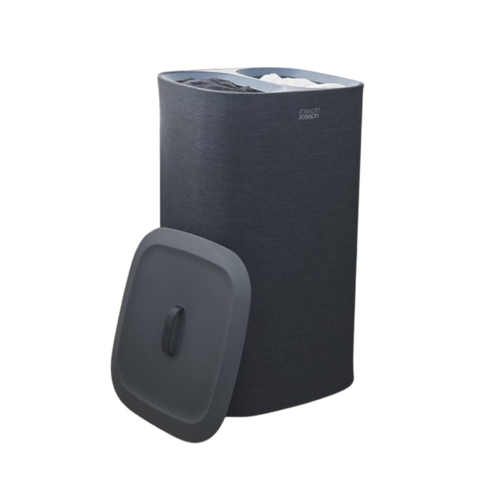 GIỎ ĐỰNG QUẦN ÁO 60L 2 NGĂN JOSEPH JOSEPH TOTA (BLACK) 003284