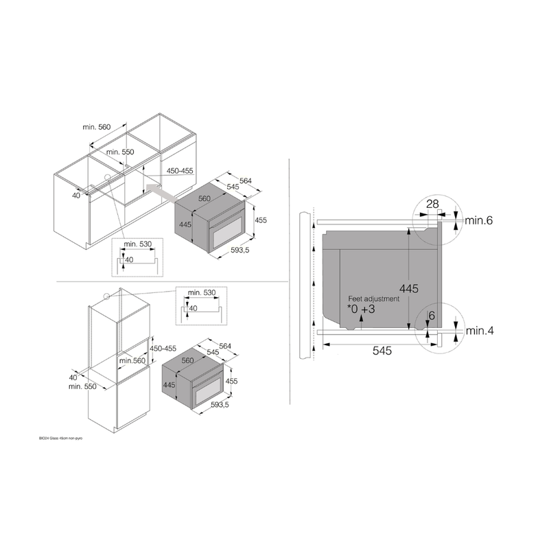 LÒ VI SÓNG ASKO OM54BGH ÂM TỦ 50L 1000W TFT CAO CẤP