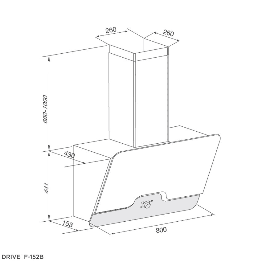 MÁY HÚT KHÓI, KHỬ MÙI MALLOCA DRIVE F-152B