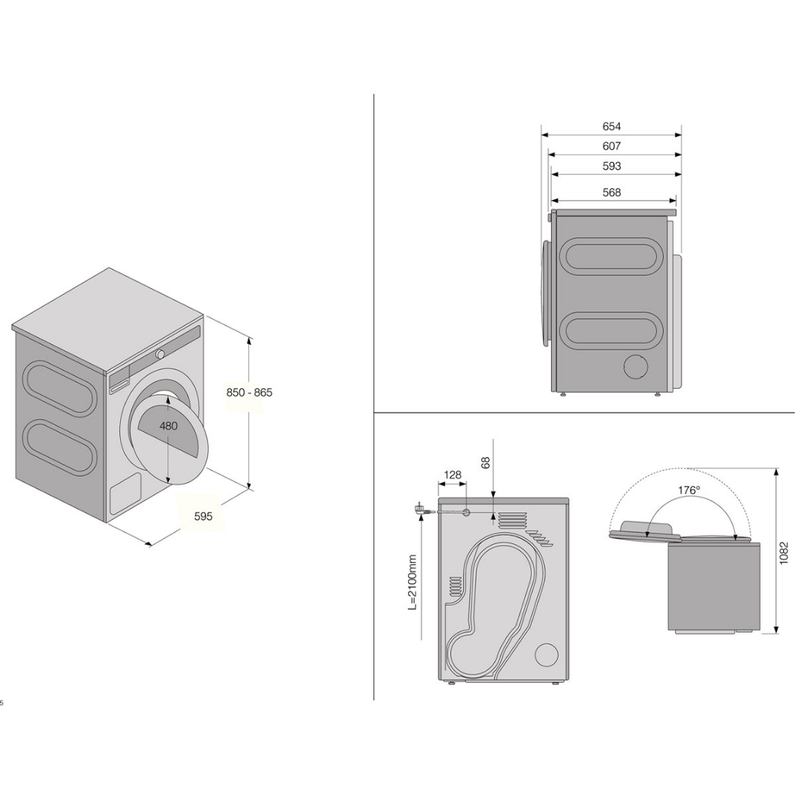 MÁY SẤY QUẦN ÁO ASKO T608HX.S 18 CHƯƠNG TRÌNH BƠM NHIỆT 8KG CAO CẤP