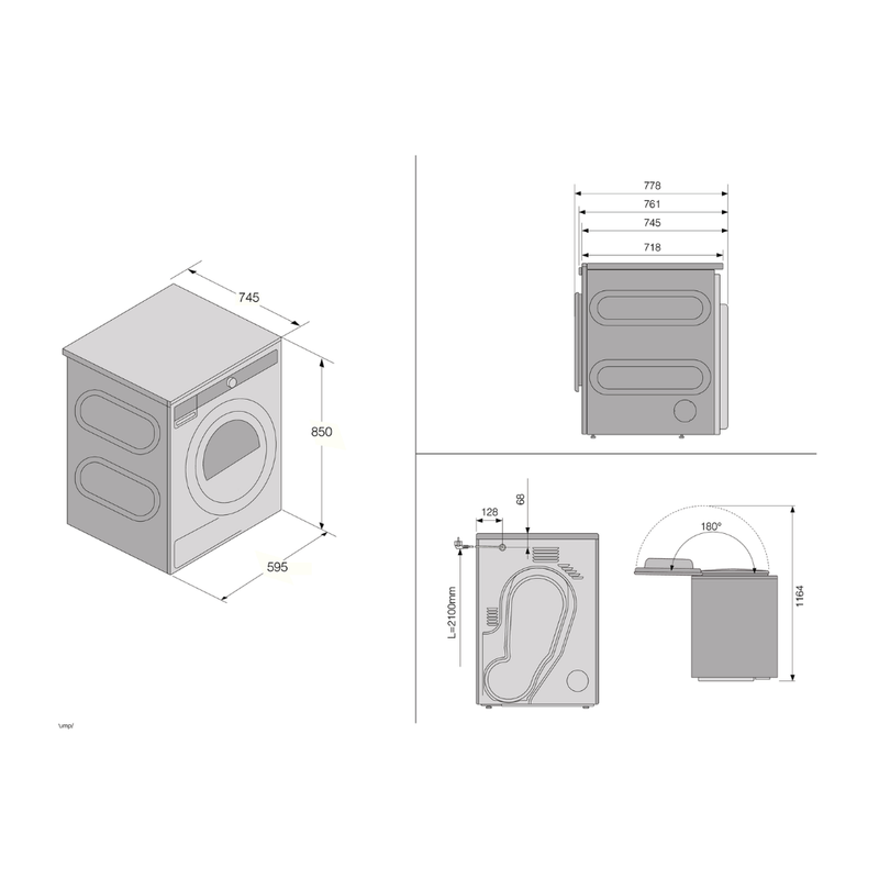 MÁY SẤY QUẦN ÁO ASKO T711HUXLW 6.5L 61DB THỤY ĐIỂN CAO CẤP TIẾT KIỆM ĐIỆN