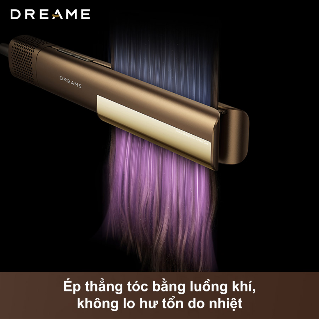 MÁY TẠO KIỂU TÓC DREAME AERO STRAIGHT COCOA GOLD SẤY ÉP 2 TRONG 1