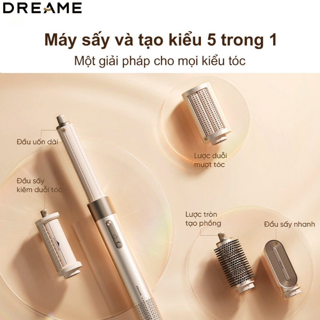 MÁY TẠO KIỂU TÓC DREAME AIRSTYLEPRO 6 ĐẦU TẠO KIỂU ĐA NĂNG