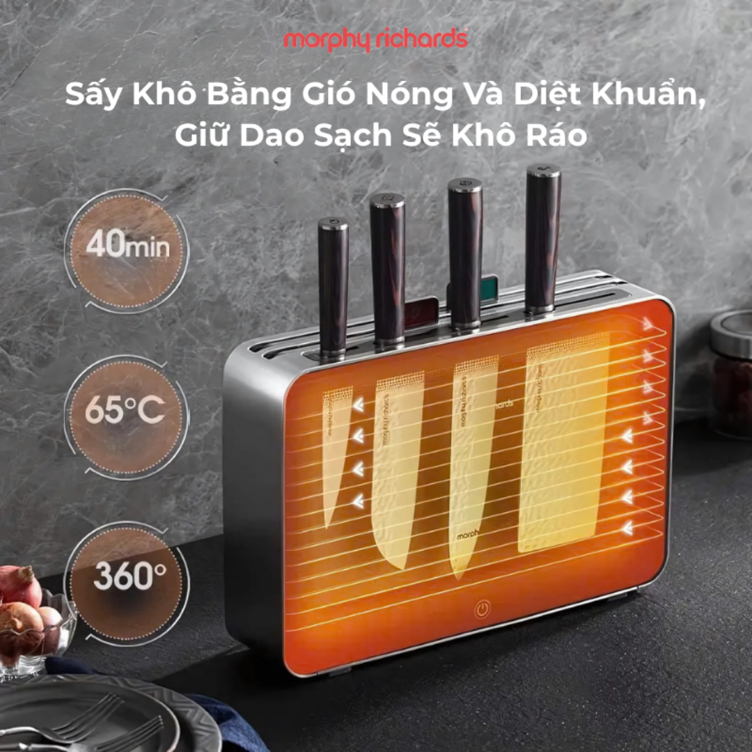 MÁY TIỆT TRÙNG DAO VÀ THỚT MORPHY RICHARDS MBC-EV23W