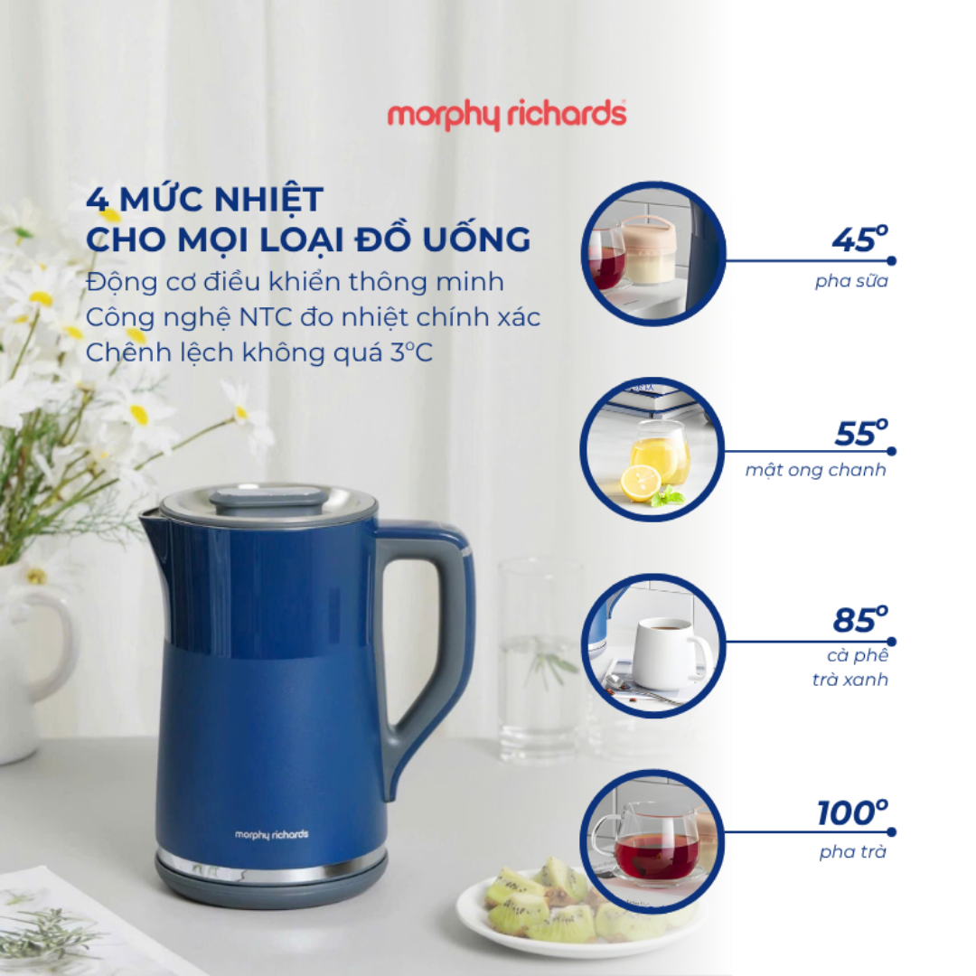 MÁY XAY SINH TỐ MORPHY RICHARDS MBC-BMB2E KHÔNG DÂY 1L