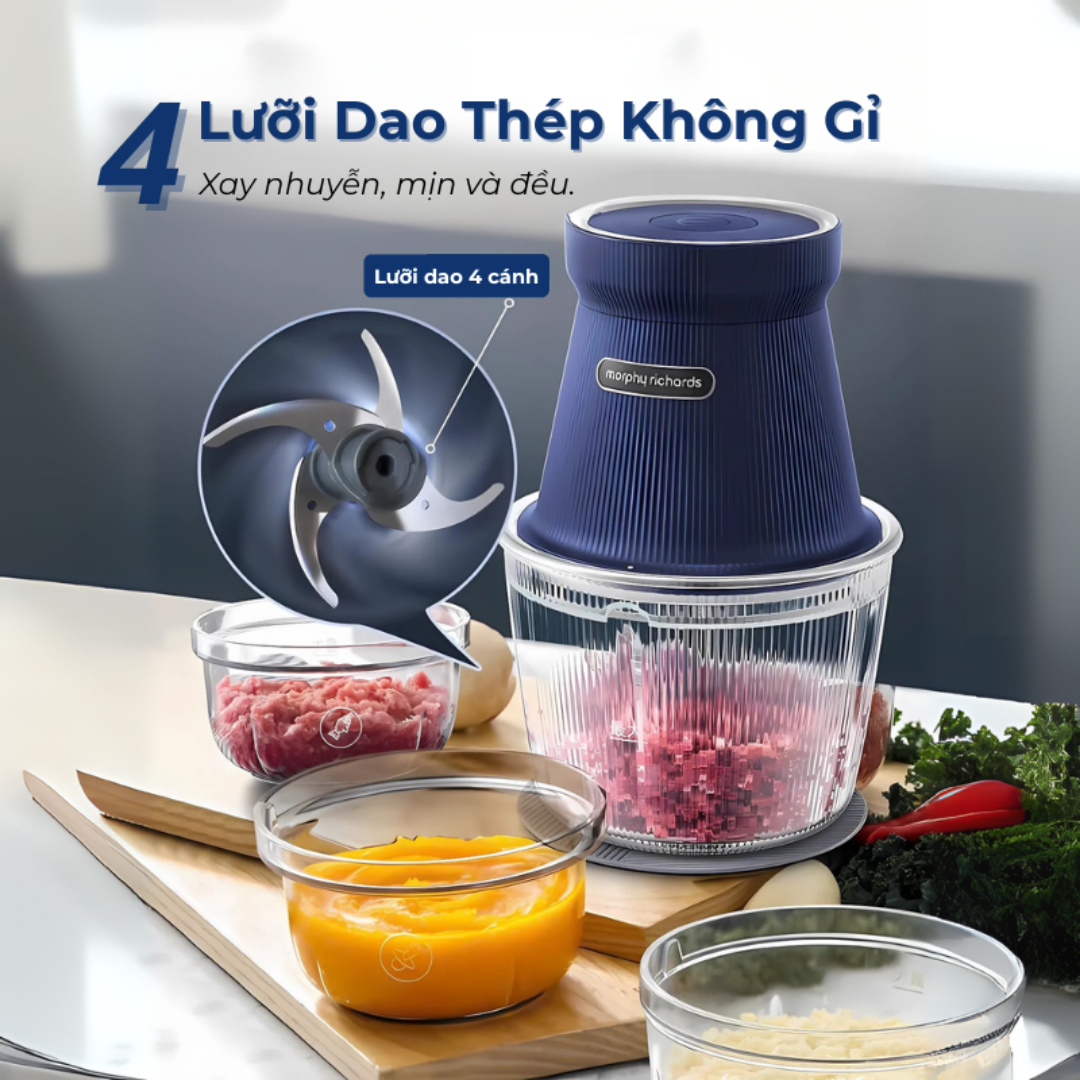 MÁY XAY THỰC PHẨM MORPHY RICHARDS MBC-MCML3E KHÔNG DÂY 1L