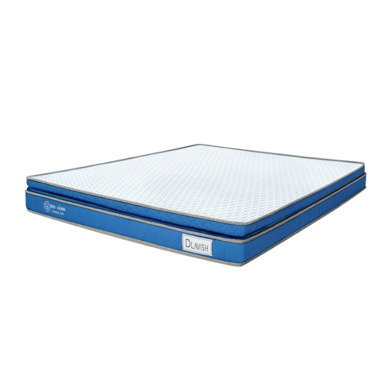 NỆM CAO SU D'LAVISH SEN VÀNG THƯỢNG LƯU 180X200X10 CAO CẤP
