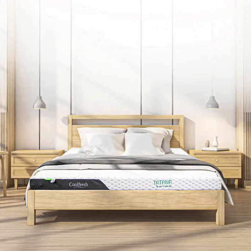NỆM CAO SU THIÊN NHIÊN TATANA COOL FRESH 180X200X20
