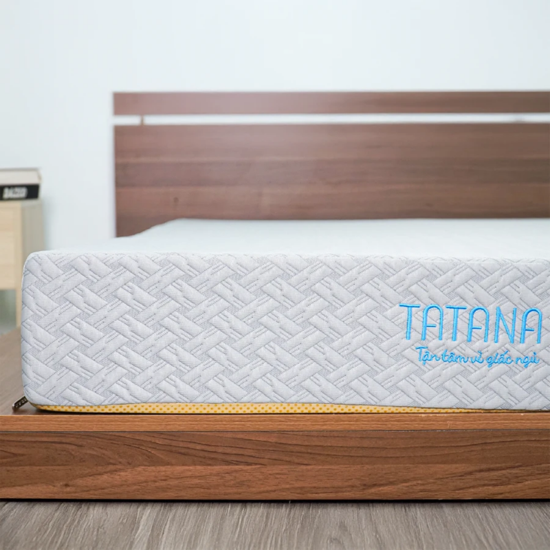 NỆM CAO SU THIÊN NHIÊN THAN HOẠT TÍNH TATANA COOL GREY 160X200X20