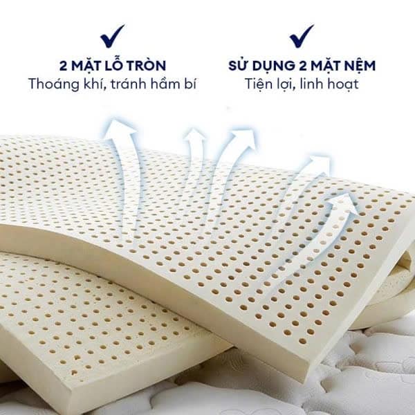 NỆM FOAM ĐA TẦNG VẠN XUÂN LAVENDER ORGANIC 220X200X20