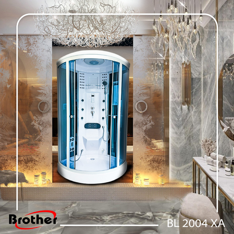 PHÒNG XÔNG HƠI ƯỚT BROTHER BL-2004XA 1000X1000MM CAO CẤP ĐA CHỨC NĂNG