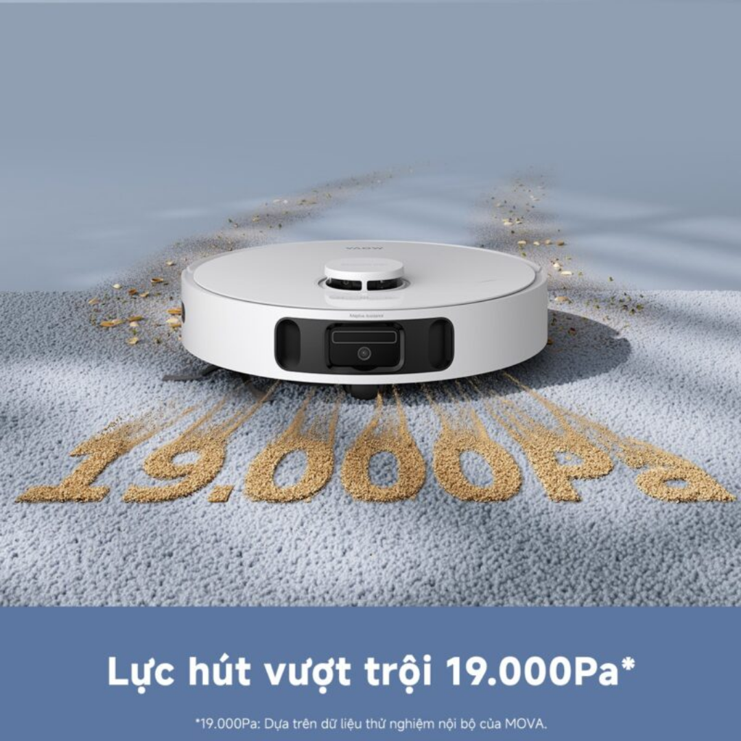 ROBOT HÚT BỤI LAU NHÀ MOVA E40 ULTRA LỰC HÚT 19.000PA ALL-IN-ONE