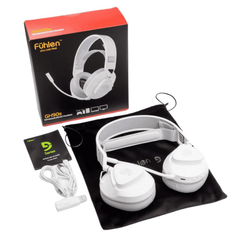TAI NGHE GAMING FUHLEN GH90S WHITE ĐA KẾT NỐI 7.1 RGB