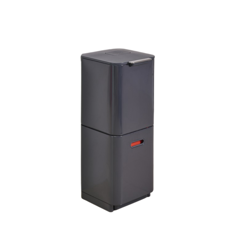 THÙNG RÁC PHÂN LOẠI & KHỬ MÙI 3 NGĂN JOSEPH JOSEPH TOTEM COMPACT 40L (GRAPHITE) 001068