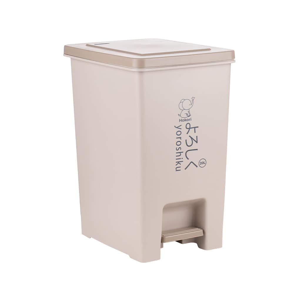 THÙNG RÁC VUÔNG 20L HOKORI NHỰA VIỆT NHẬT 8063