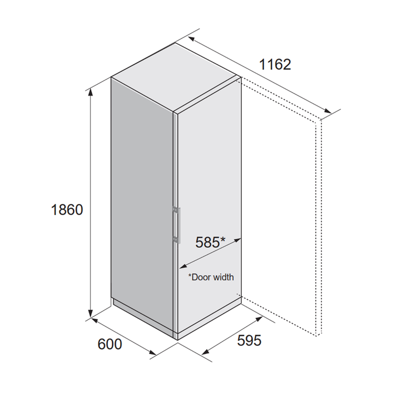 TỦ ĐÔNG ASKO RFF586KNCS1 ĐỘC LẬP 314L TIẾT KIỆM ĐIỆN R600A