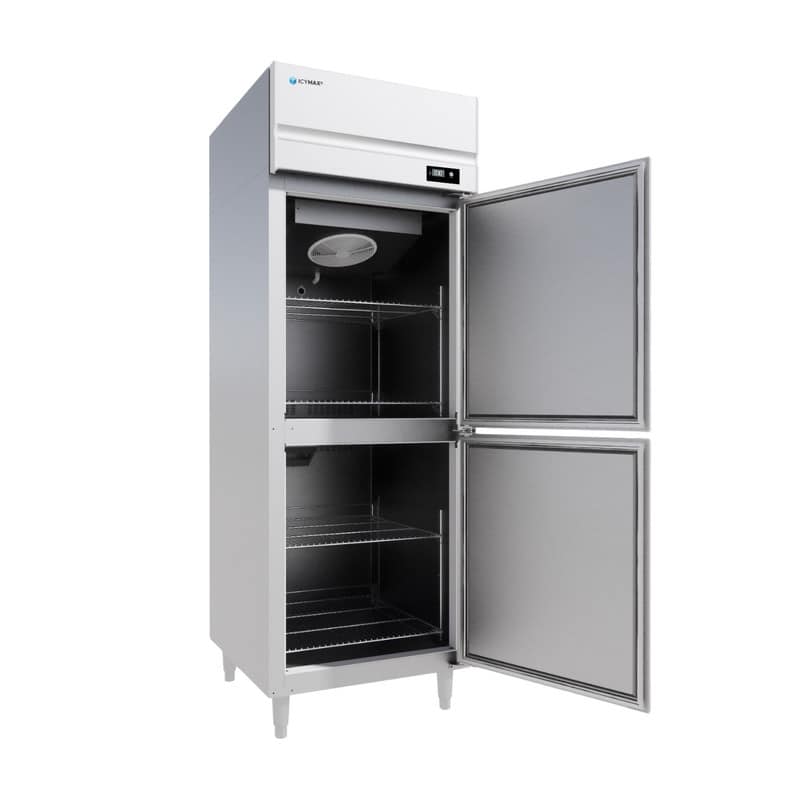 TỦ ĐÔNG ĐỨNG INOX 2 CÁNH ICYMAX 600 LÍT IUF-2S078 (R290) (INOX 430)