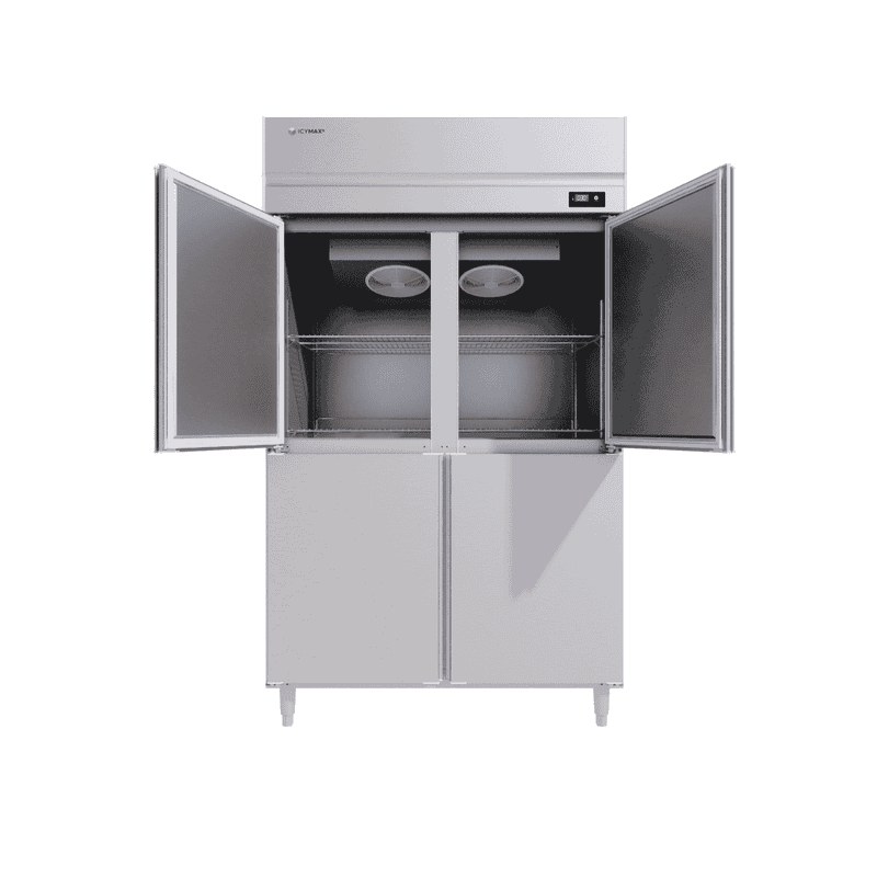 TỦ ĐÔNG ĐỨNG INOX 4 CÁNH ICYMAX 1100 LÍT IUF-4S128 (R290) (INOX 430)