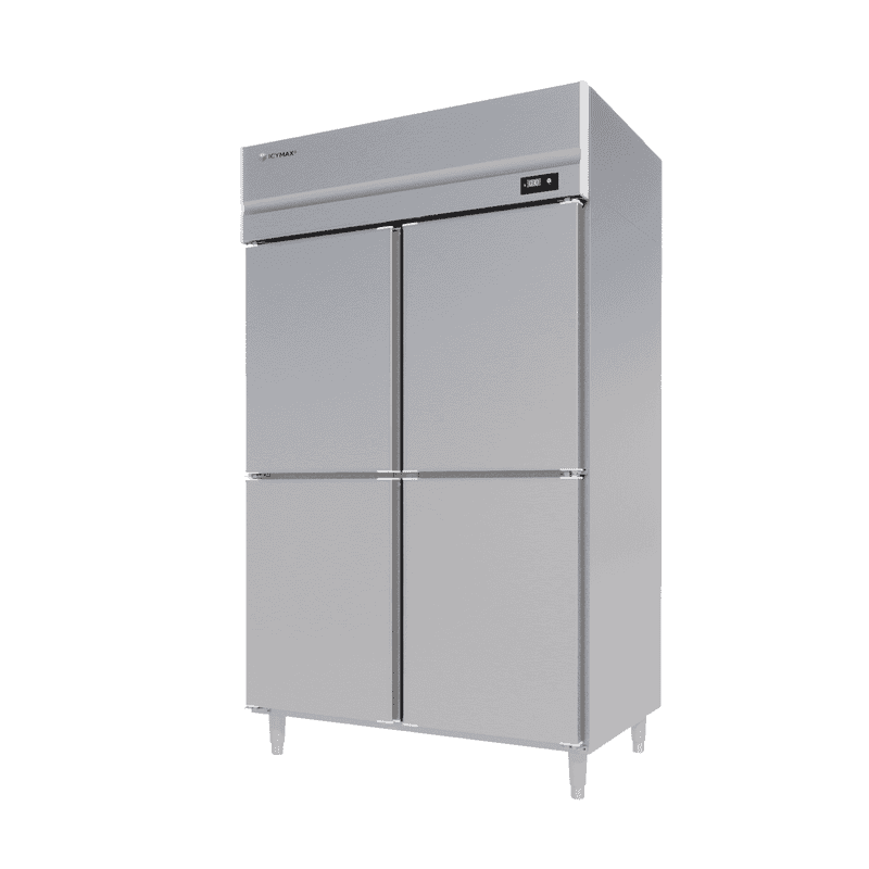 TỦ ĐÔNG ĐỨNG INOX 4 CÁNH ICYMAX 1100 LÍT IUF-4S128 (R290) (INOX 430)