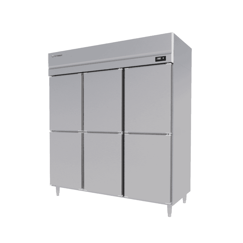 TỦ ĐÔNG ĐỨNG INOX 6 CÁNH ICYMAX 1750 LÍT IUF-6S188 (R290) (INOX 430)
