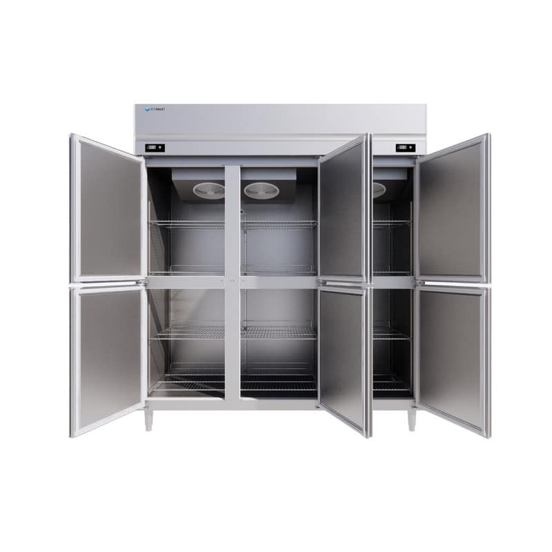 TỦ ĐÔNG MÁT ĐỨNG INOX 6 CÁNH ICYMAX 1750 LÍT IUFR-6S188 (R290) (INOX 430)