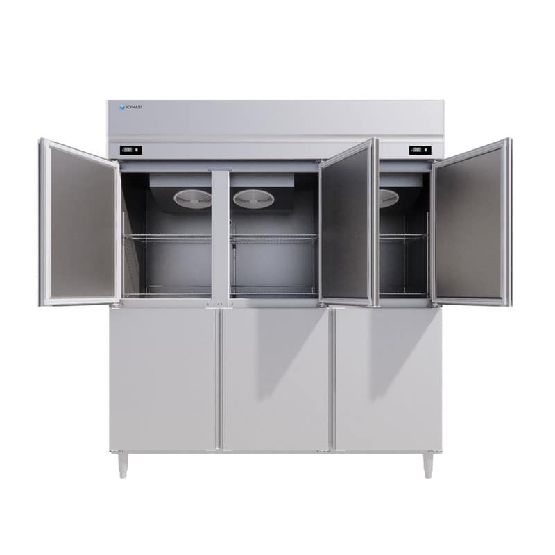 TỦ ĐÔNG MÁT ĐỨNG INOX 6 CÁNH ICYMAX 1750 LÍT IUFR-6S188 (R290) (INOX 430)