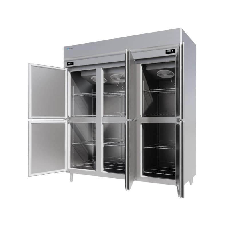 TỦ ĐÔNG MÁT ĐỨNG INOX 6 CÁNH ICYMAX 1750 LÍT IUFR-6S188 (R290) (INOX 430)