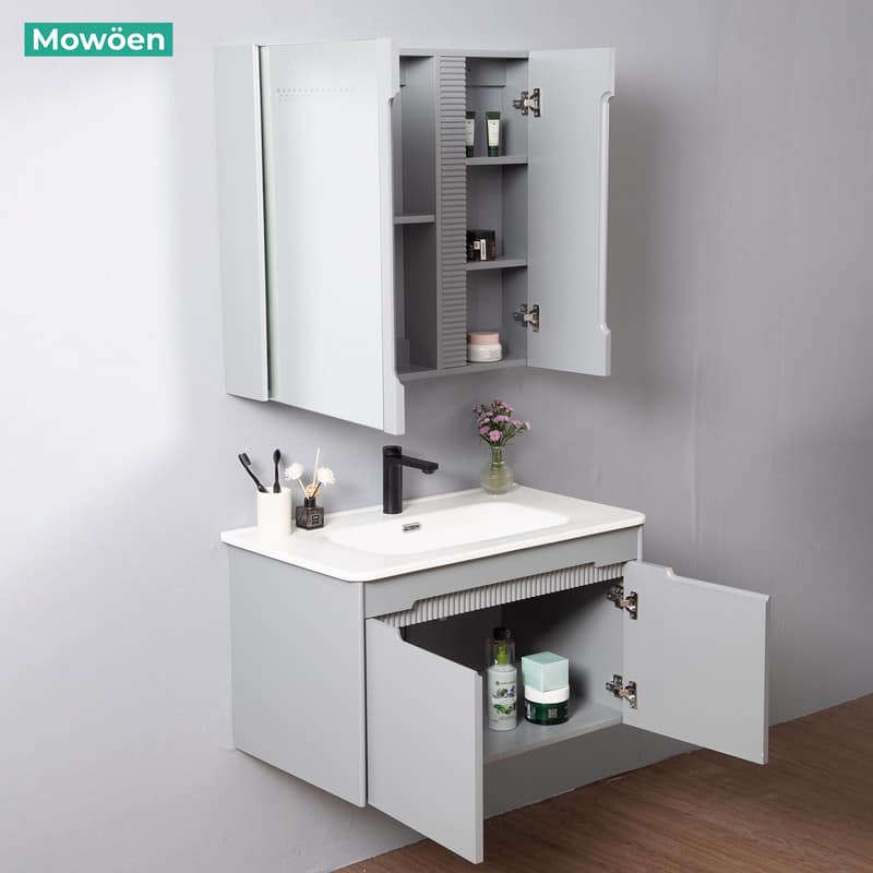 TỦ LAVABO NHỰA PVC MOWOEN MW2701-80