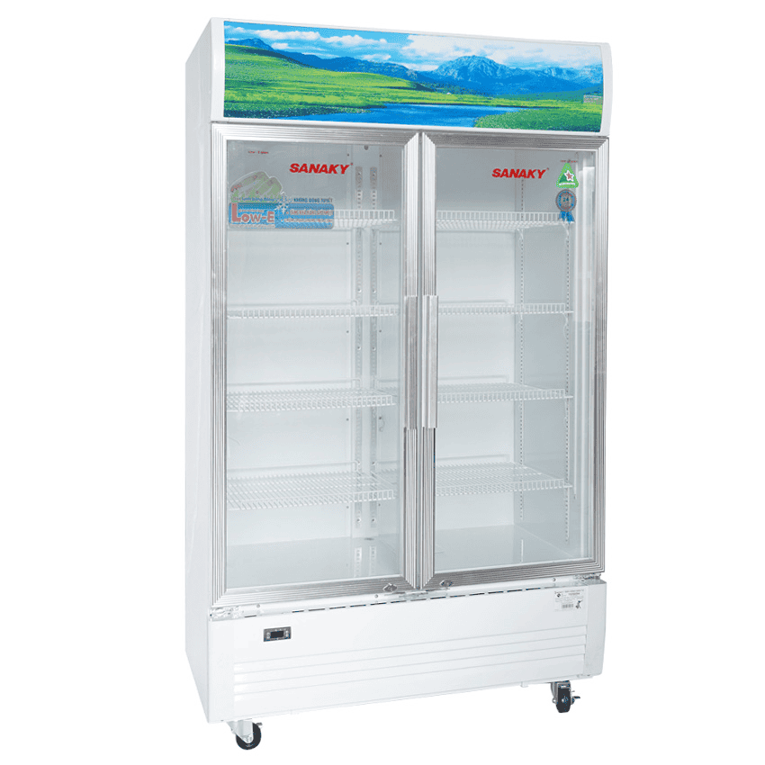 TỦ MÁT 2 CÁNH SANAKY VH-8009HP 700 LÍT DÀN LẠNH ĐỒNG