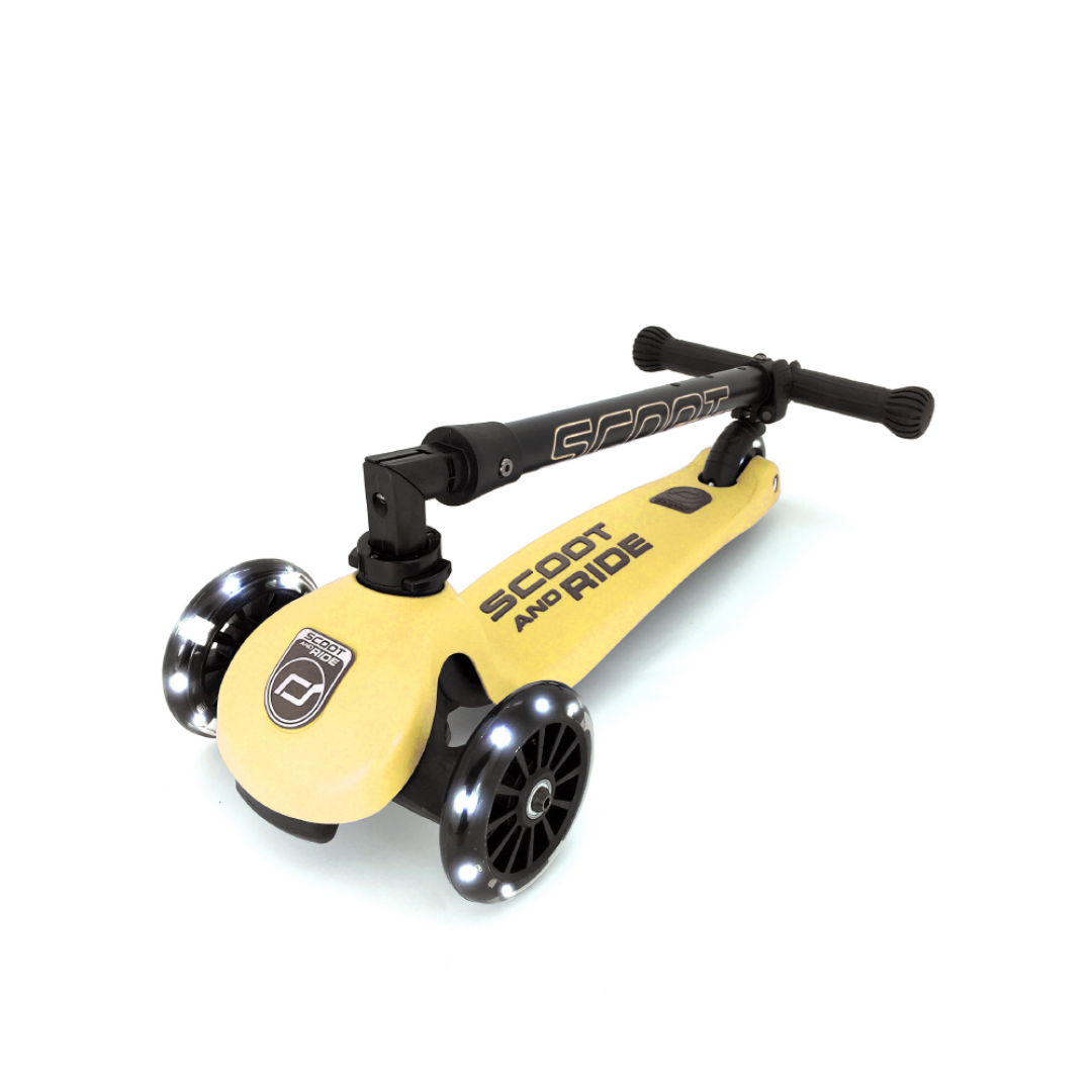 XE SCOOTER TRẺ EM SCOOT AND RIDE HIGHWAYKICK 3 LED LEMON