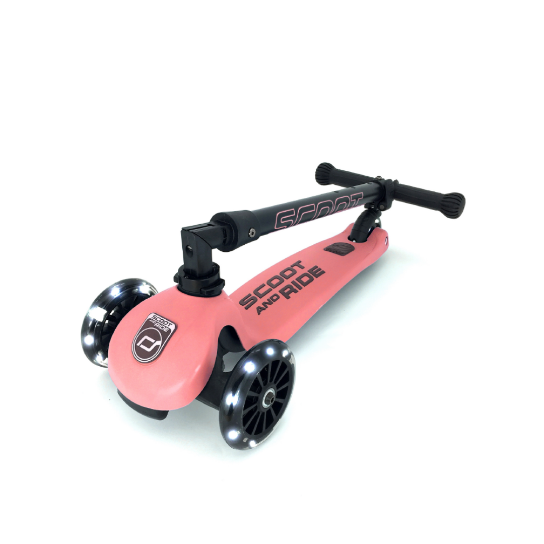 XE SCOOTER TRẺ EM SCOOT AND RIDE HIGHWAYKICK 3 LED PEACH