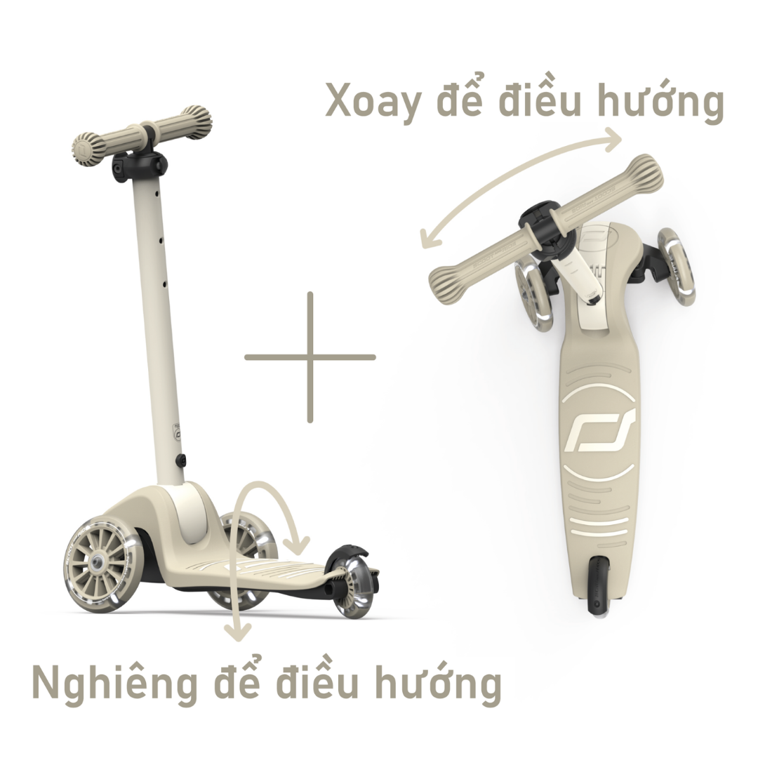 XE SCOOTER TRẺ EM SCOOT AND RIDE HIGHWAYKICK 3S ASH LED