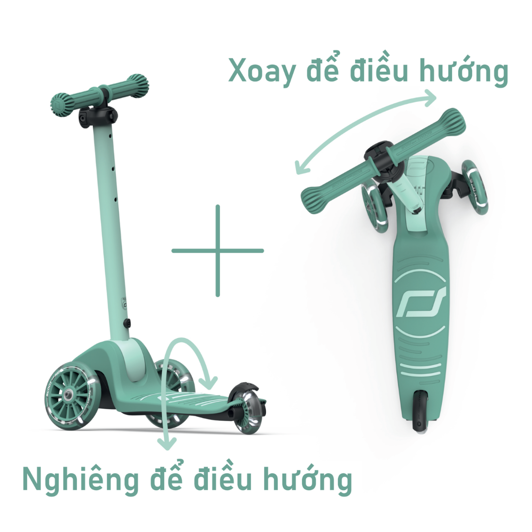 XE SCOOTER TRẺ EM SCOOT AND RIDE HIGHWAYKICK 3S FOREST LED