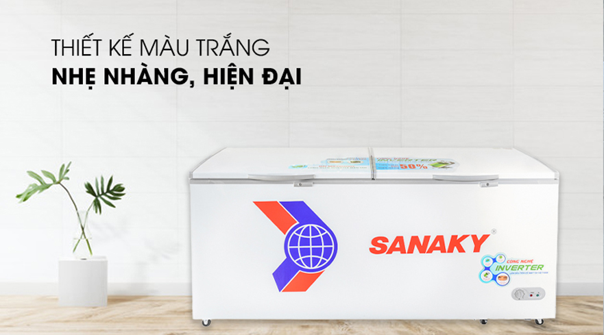 Tủ đông sanaky dòng 8699hy3 thiết kế tinh tế