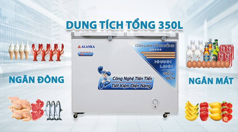 tủ đông alaska